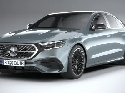 Mercedes-Benz E-class AMG Line 2024 3D model