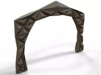 Red Carpet Arch Free 3D model