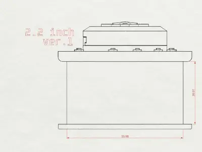 Printable 3d model rims for  Soviet Truck MAZ-537 Three vers 3D print model