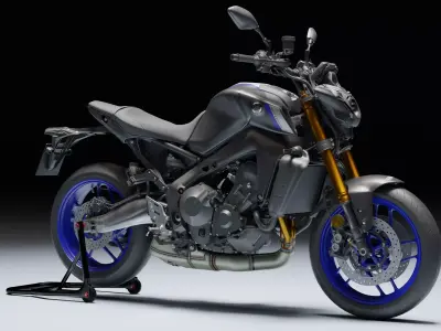 Yamaha MT 09 SP 2021 Low-poly 3D model