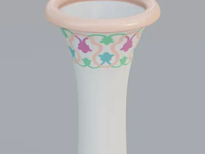 Vase40 chinese porcelain vase - chinese porcelain vase 3D model