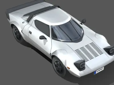 Lancia Stratos 1974 3D model