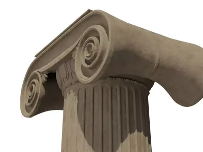 Ionic column  3D model