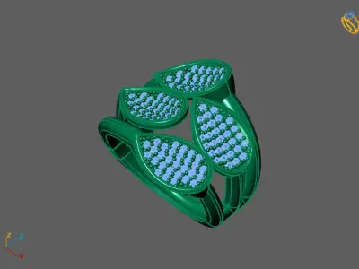 Women Plain Ring 3dm Models Womens Ring 3dmodels 3D 3D print model