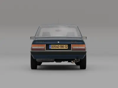 PEUGEOT 505 SX 1986 3D model