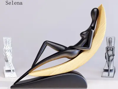 figurines 4 in 1 3D model