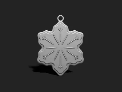 Christmas Cookie Ornament - Pendant -  Christmas Tree 3 3D print model