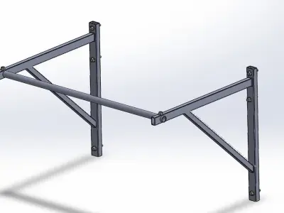 Pull up bar 3D model