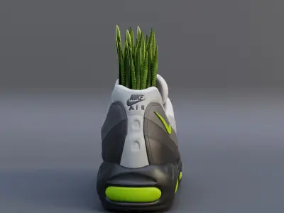 3D Printed Air Max 95 neon 3D print model