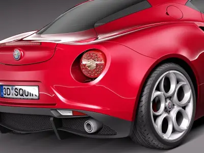 Alfa Romeo 4c - 2014 3D model