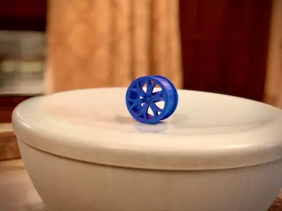 RC CAR Wheels Free 3D model