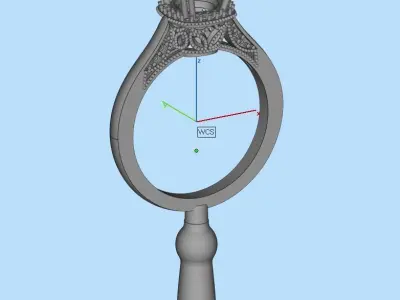 gold ring code 36 3D print model