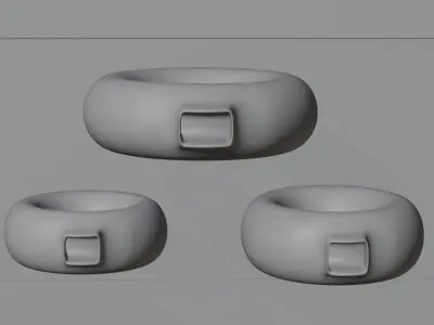 vase donut 3d model 3D model