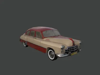 Gaz 12 Low Poly PBR Low-poly 3D model