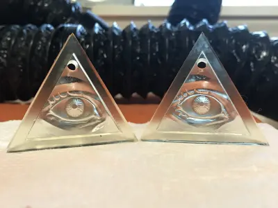 Ministry of Disinformation The Eye of Providence Illuminati Eye 3D print model