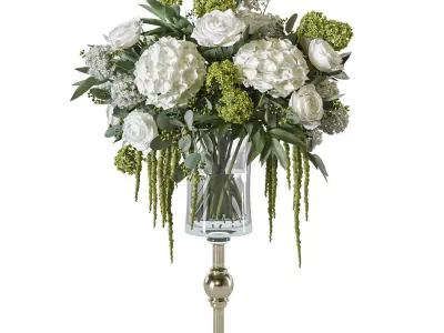 Flower Set 121 Tall bouquet 3D model