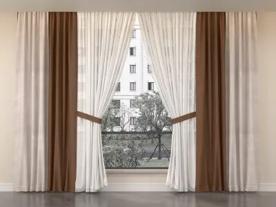 curtain 3D model
