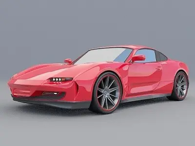 Arenos generic sportscar concept 3D model