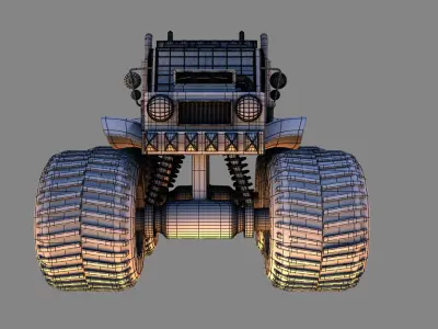 Monster truck 3D model