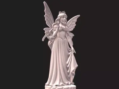 Fairy princess 3D print model