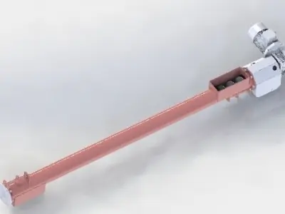 Spiral loading  machine 3D model