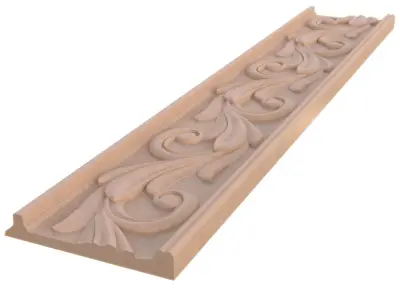 3D MODEL OF DECORATIVE CARVED MOLDING DECOR MODEL 3D print model