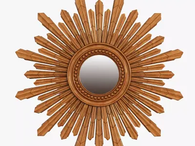 Mirror New Solar Gold 3D model