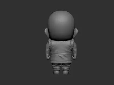 Krillin Kid 3D print model