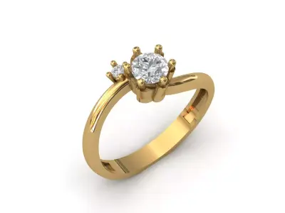 Rings for Women Womens Rings Stone Ring Ready STL 3DM Models  3D print model 8