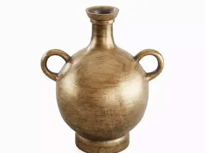 Medieval Decor Vase 04 Low-poly 3D model