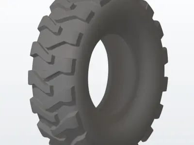 Farming Tractor Tyre 3D print model