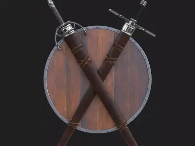 Swords Decor 3D model