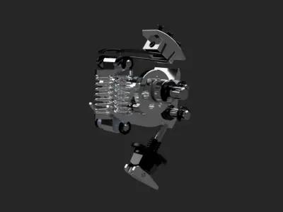 Compensador de torque 3D model