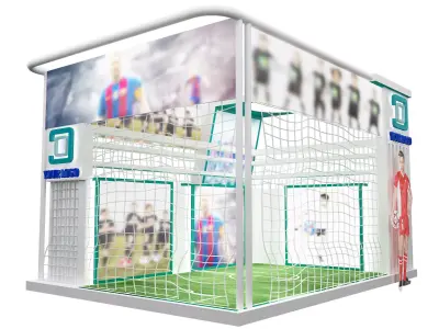 Booth Exhibition Stand a100  3D model
