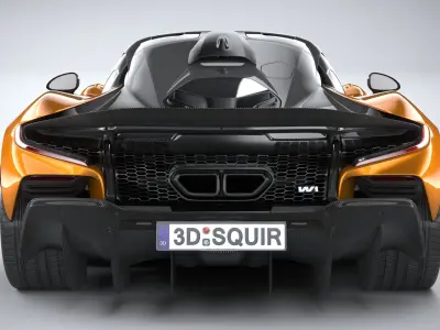 Mclaren W1 2025 3D model