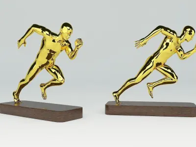 3D printable Runner model 3D print model