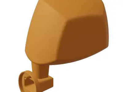 Plastic Truck Mirror Cover Toy 3D model