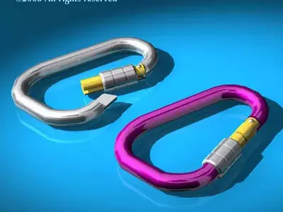Carabiner 3D model