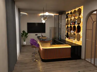 Bar Room 3D model