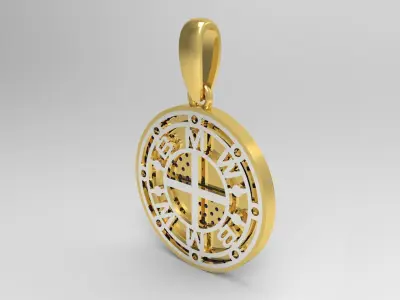 luxury man pendant jp0275 3D print model