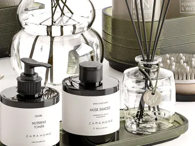 Bathroom Accessories 02 3D model