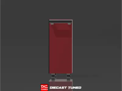 Toolbox with handle Mechanic Shop Repair for Dioramas 3D print model