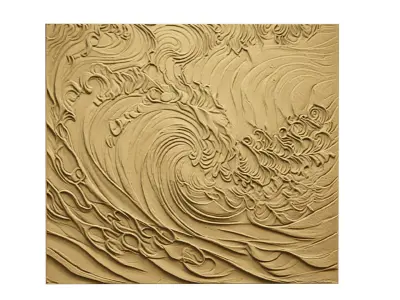 3D Wall Panel mural decor set relief stl 11 3D model