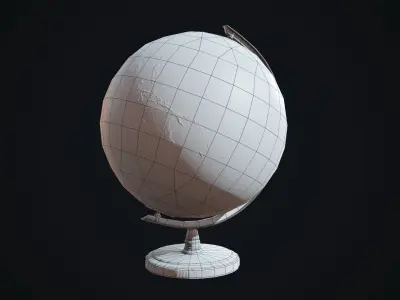 Globe Free low-poly 3D model