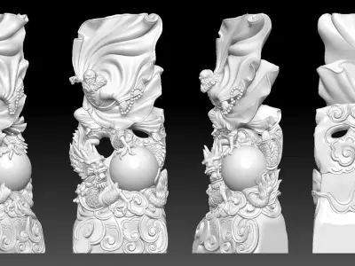 Bodhidharma  3D print model