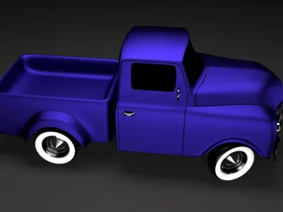 Chevy pickup 54 3D model