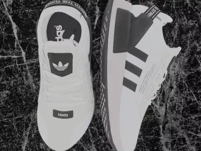 ADIDAS NMD R1 V2 3D SHOES RUNNING SNEAKERS Low-poly 3D model