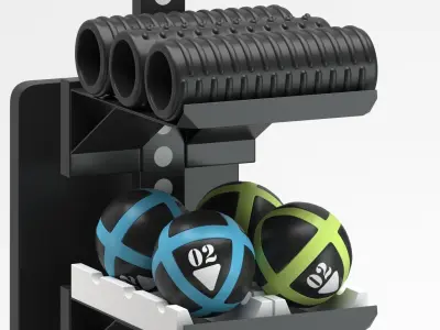 Gym ESCAPE RACK 3D model