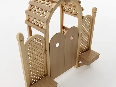Arbor Trellis Style 5 3D model
