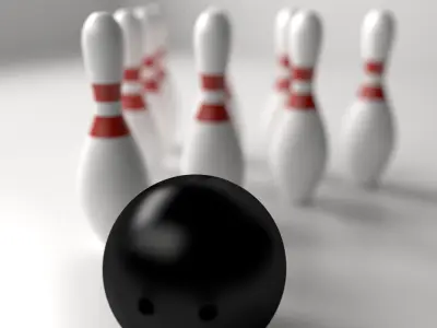 Bowling Sets 3D model